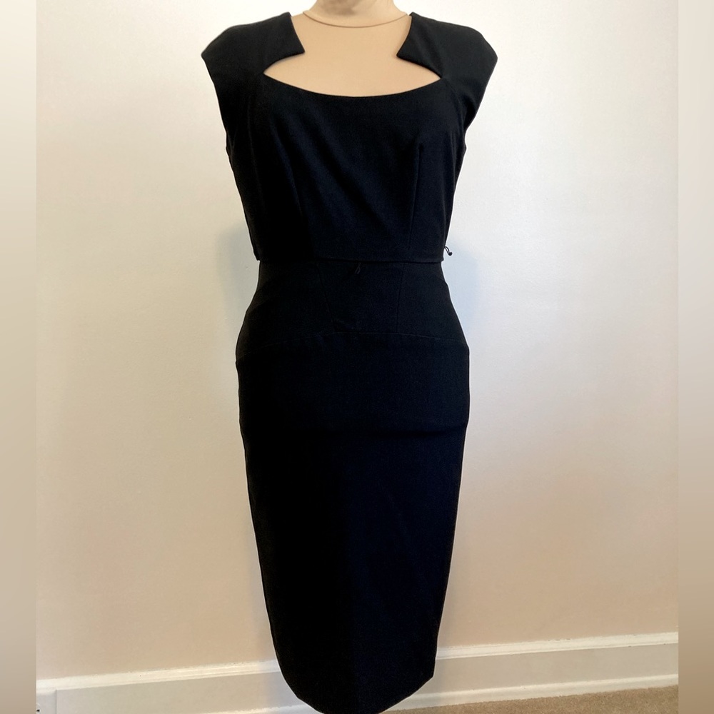 Single brand sculpted black dress size medium